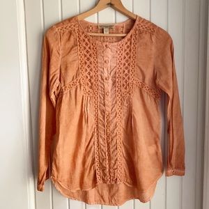 Vintage America Boho Popover Top